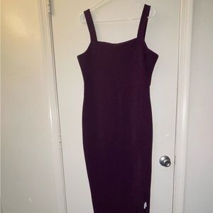 Purple split hem dress; Shein; Size 0xl